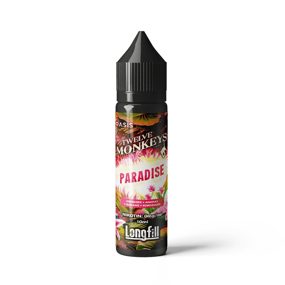 Twelve Monkeys Aroma Longfill - Paradise - 10ml in 60ml Flasche