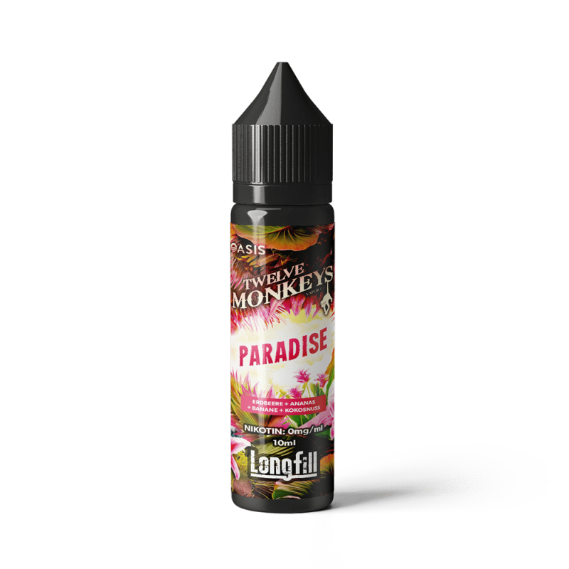 Twelve Monkeys Aroma Longfill - Paradise - 10ml in 60ml Flasche