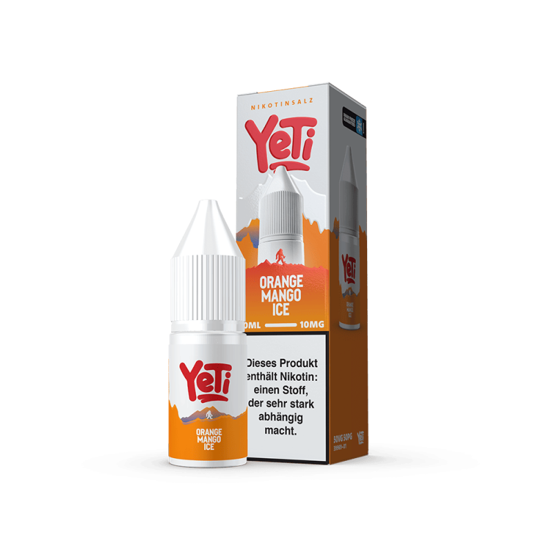 Yeti Summit Nikotinsalz - Orange Mango Ice - Overdosed 10ml Liquid 10mg