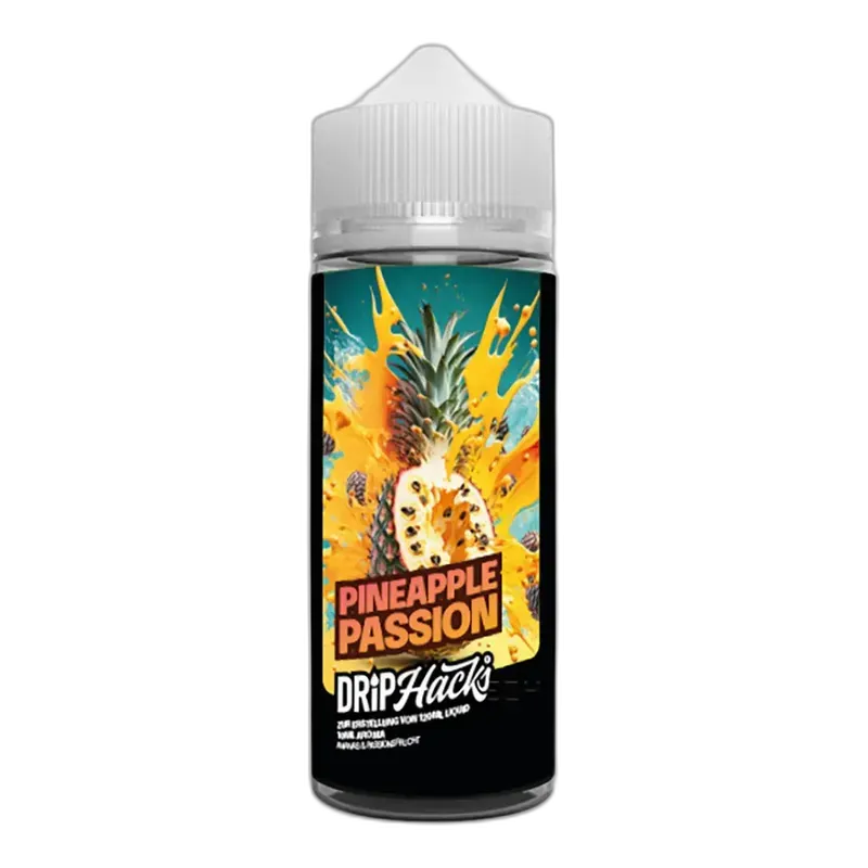 Drip Hacks Longfill - Pineapple Passion - 10ml Aroma in 120ml Flasche