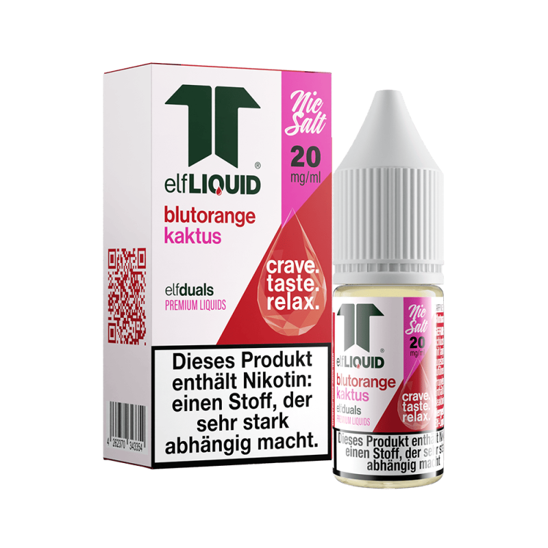 Elf-Liquid Nikotinsalz - Blutorange Kaktus - 10ml