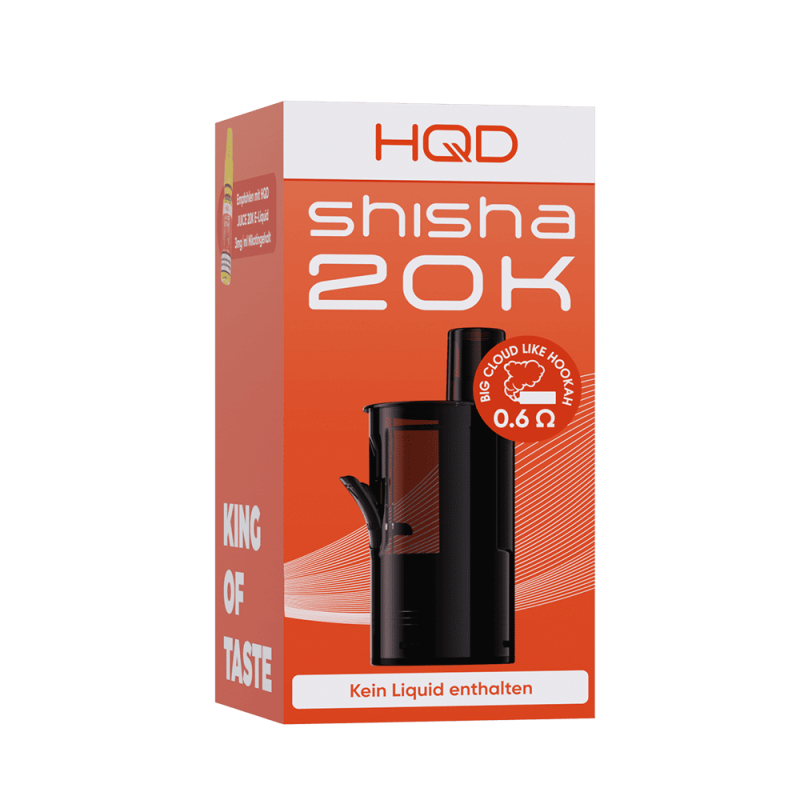 HQD Shisha 20K Refillable Pod 0,6 Ohm 10ml