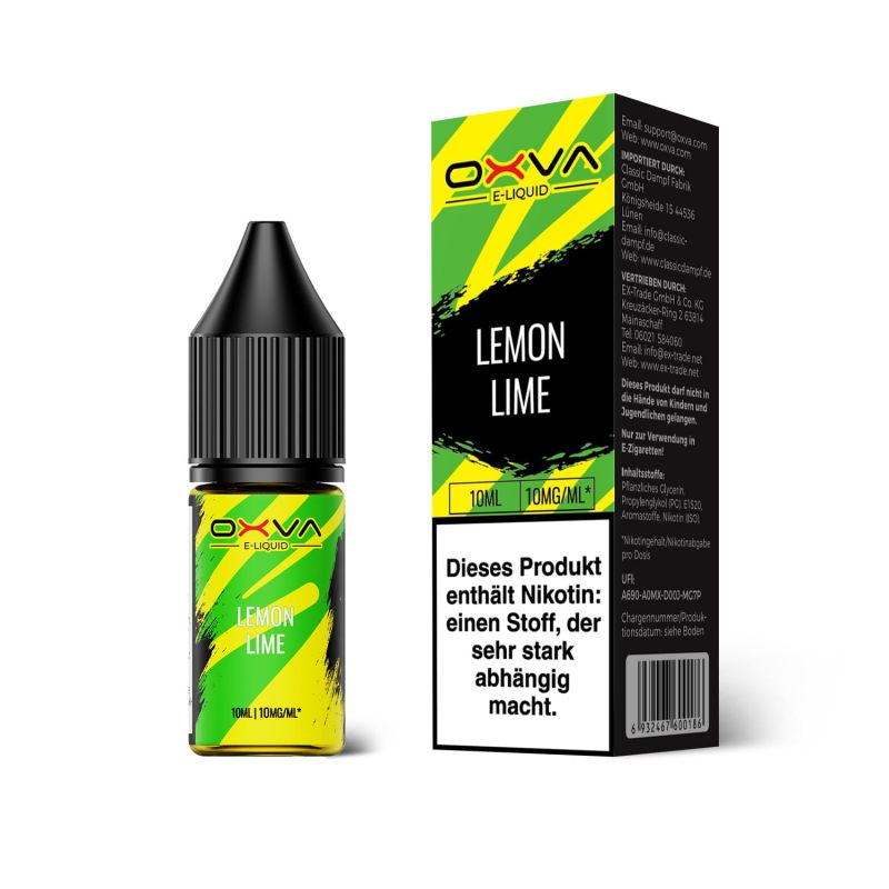 OXVA E-Liquid Nikotinsalz - Lemon Lime - 10ml Liquid