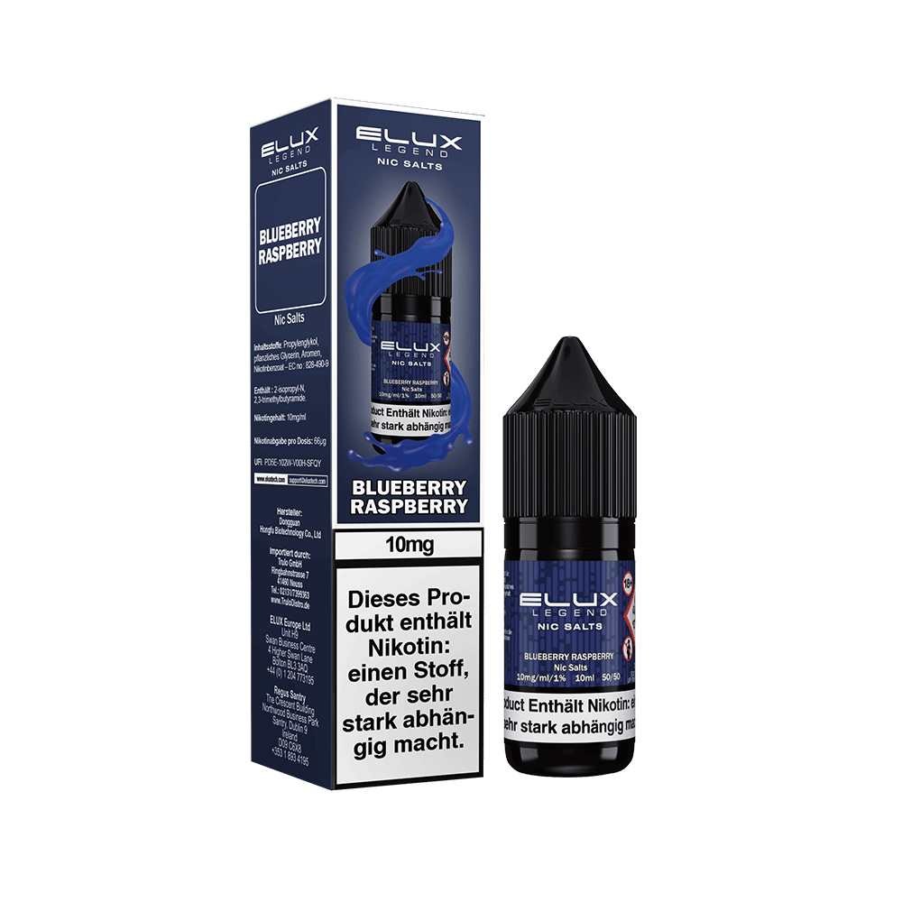 Elux Nikotinsalz - Blueberry Raspberry - Liquid 10ml 10mg
