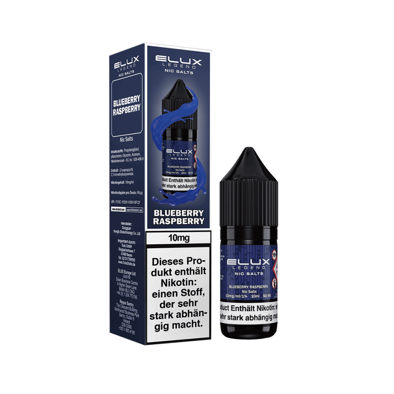 Elux Nikotinsalz - Blueberry Raspberry - Liquid 10ml