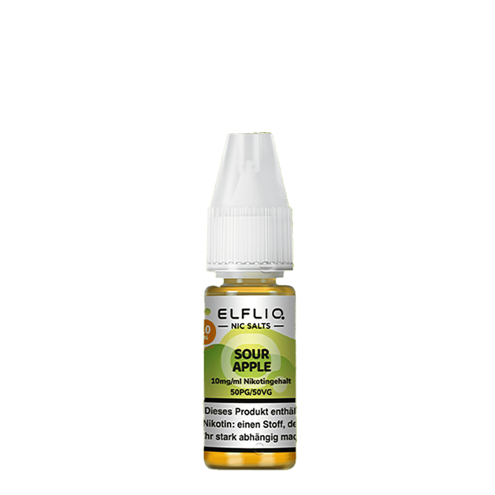 Elfliq by Elfbar Nikotinsalz - Sour Apple - Liquid 10ml 10mg