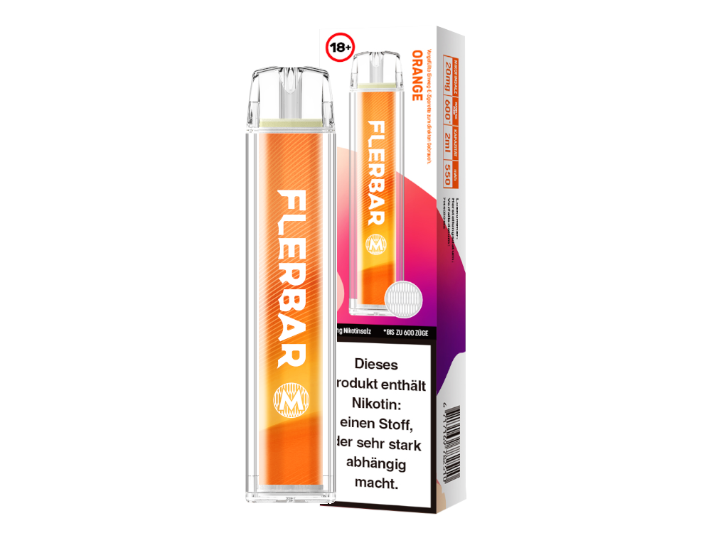 Flerbar M Einweg Orange 20mg
