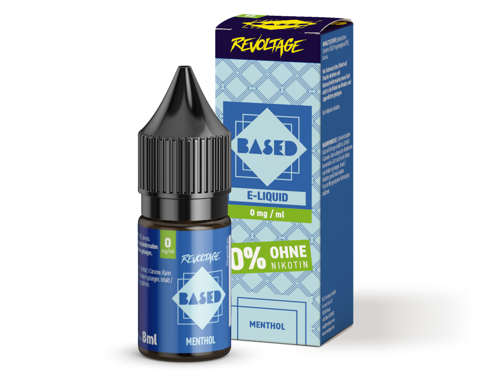Revoltage BASED Hybrid Nikotinsalz Menthol 8ml 0mg