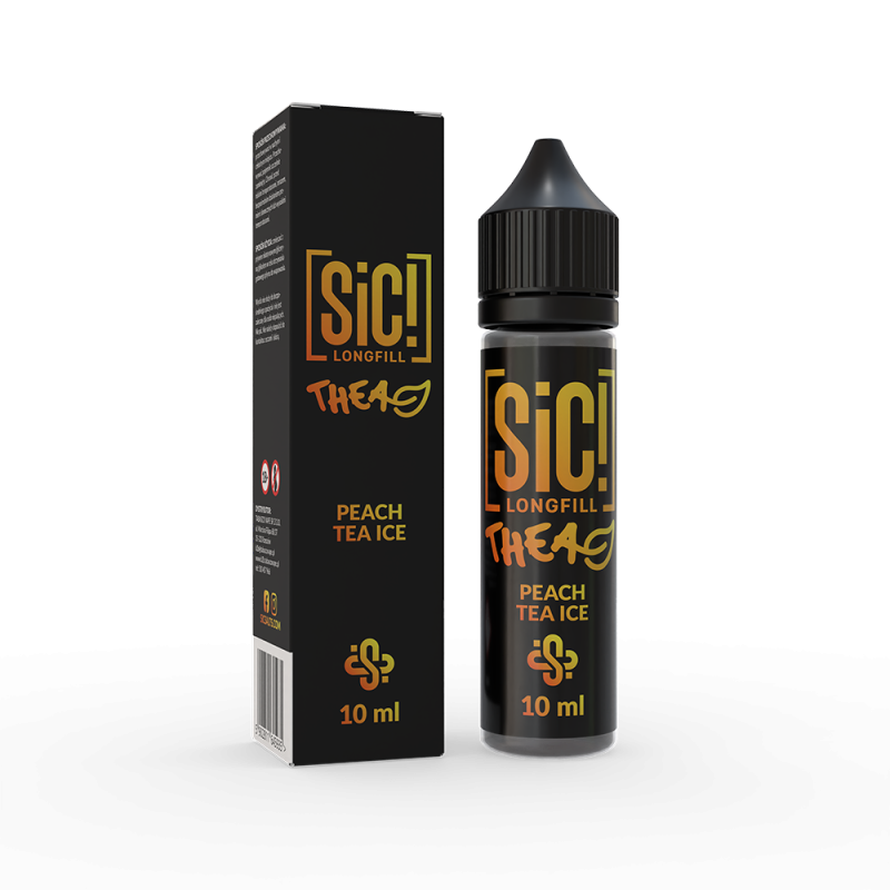 SIC Longfill - Peach Tea Ice - 10ml Aroma in 60ml Flasche