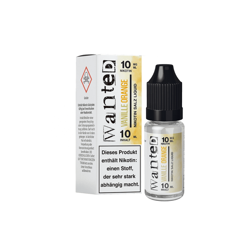 Wanted Nikotinsalz - Vanille Orange - Overdosed 10ml Liquid 10mg