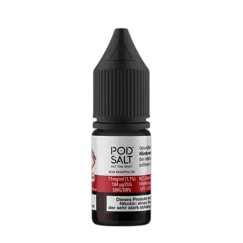 Pod Salt Fusion - Blue Razapple Ice - 10ml Liquid Nikotinsalz 11mg