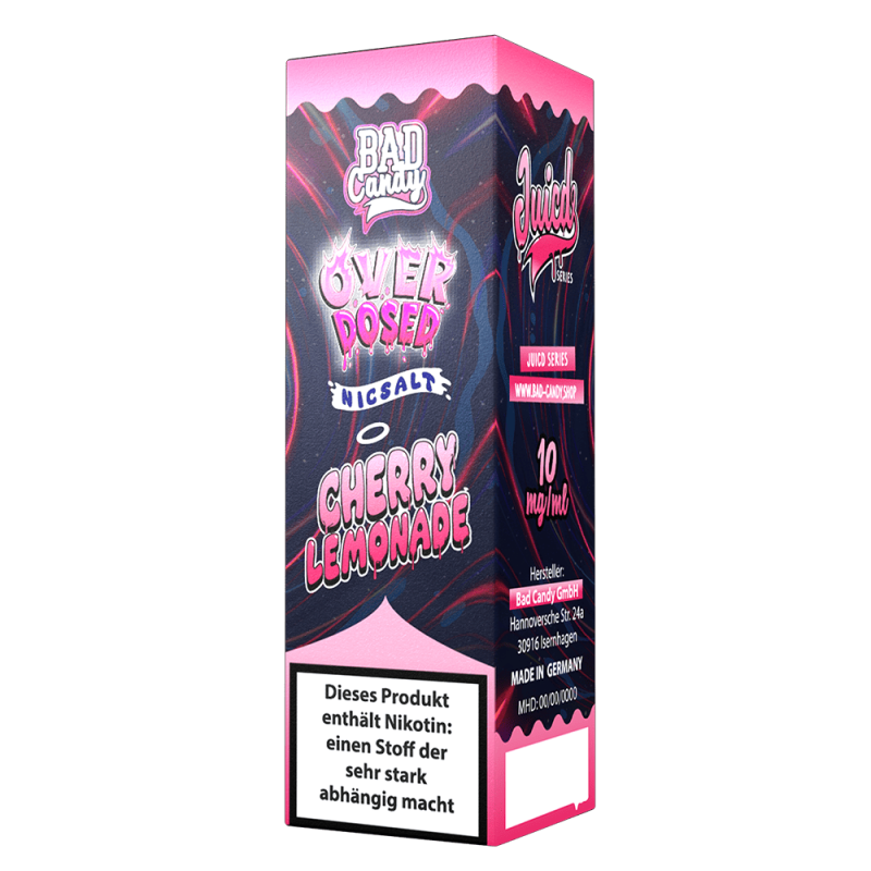 Bad Candy Nikotinsalz - Cherry Lemonade - Overdosed 10ml Liquid