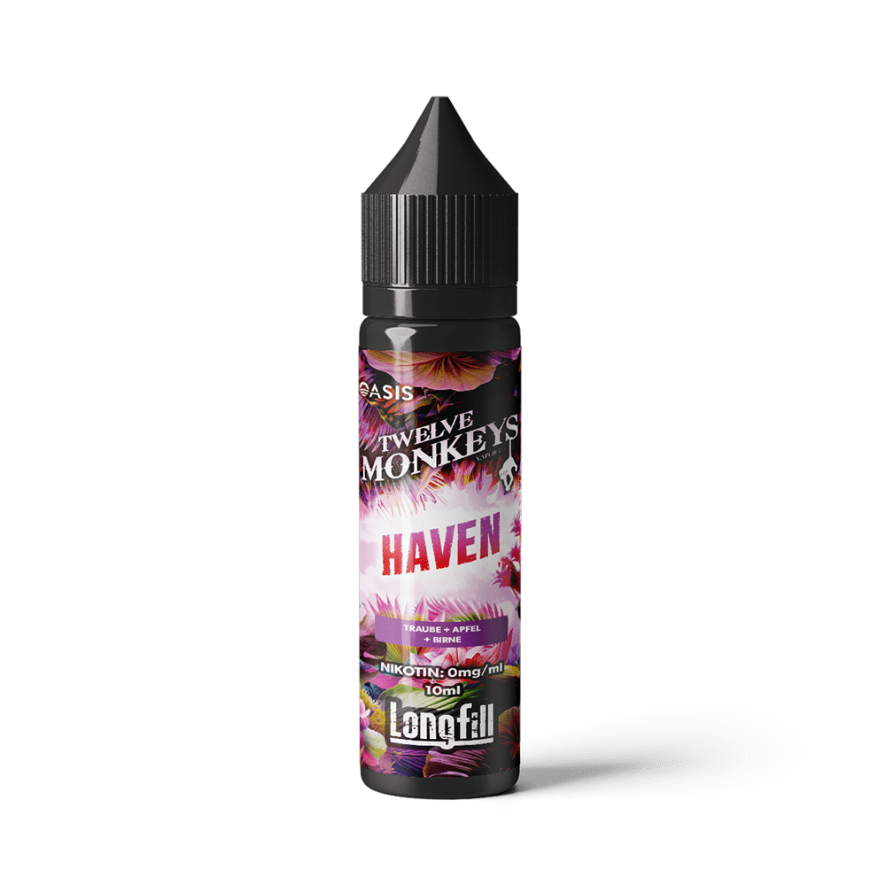 Twelve Monkeys Aroma Longfill - Haven - 10ml in 60ml Flasche