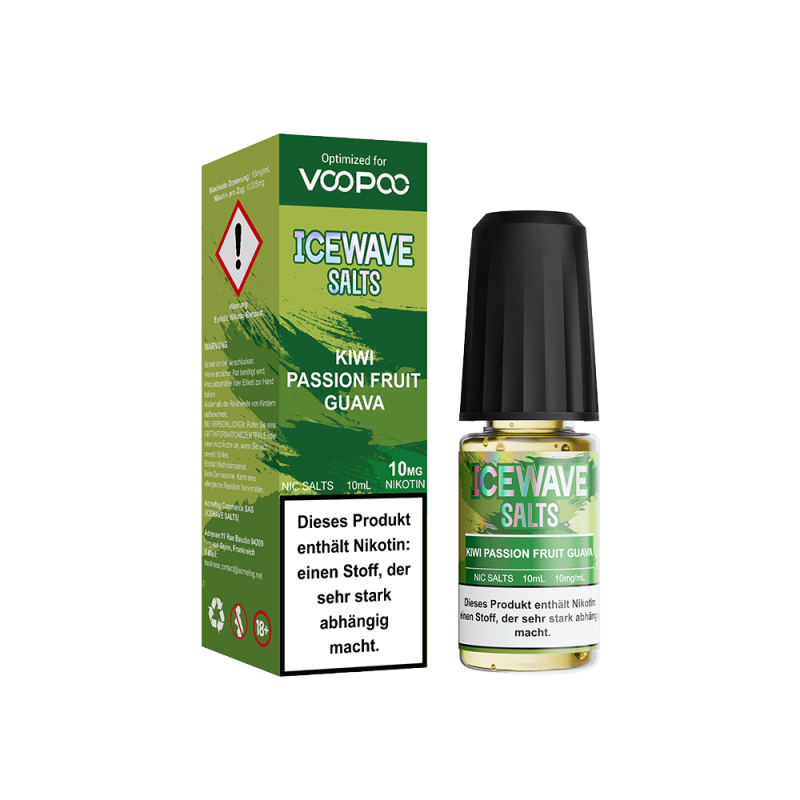 Icewave Nikotinsalz - Kiwi Passion Fruit Guava - 10mg