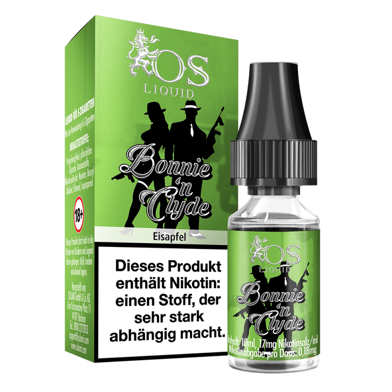 OS Liquid Nikotinsalz - Bonnie & Clyde - Liquid 17mg 10ml