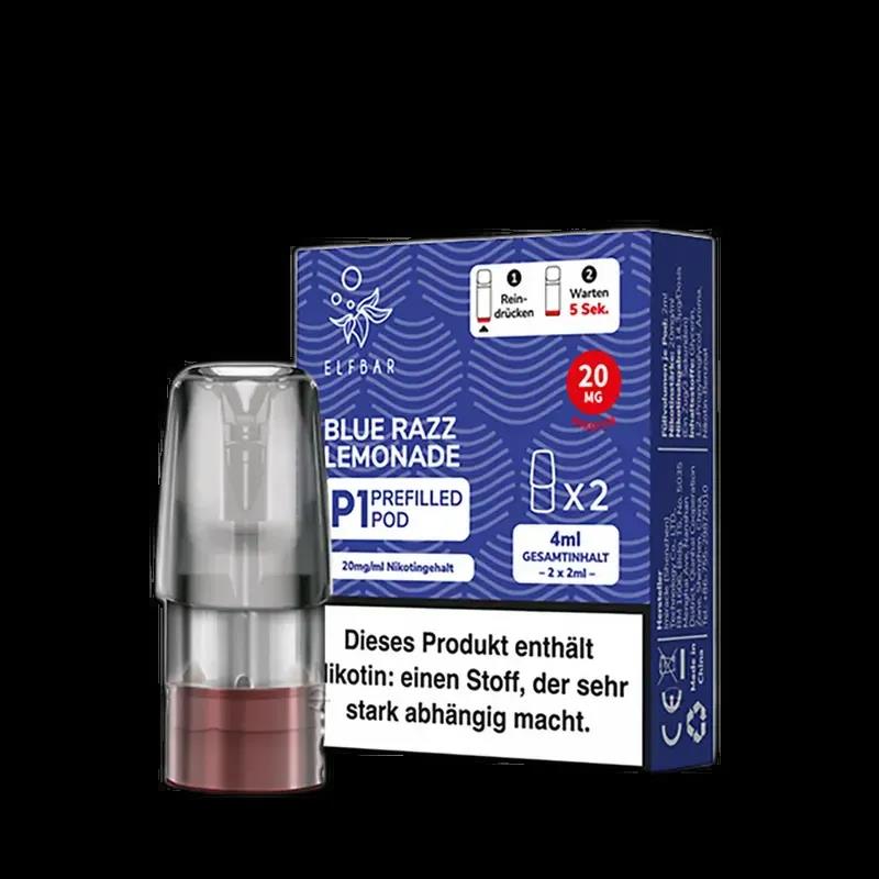 2x Elfbar Mate 500 Einweg P1 Pod - Blue Razz Lemonade - 20mg Nikotinsalz 2ml