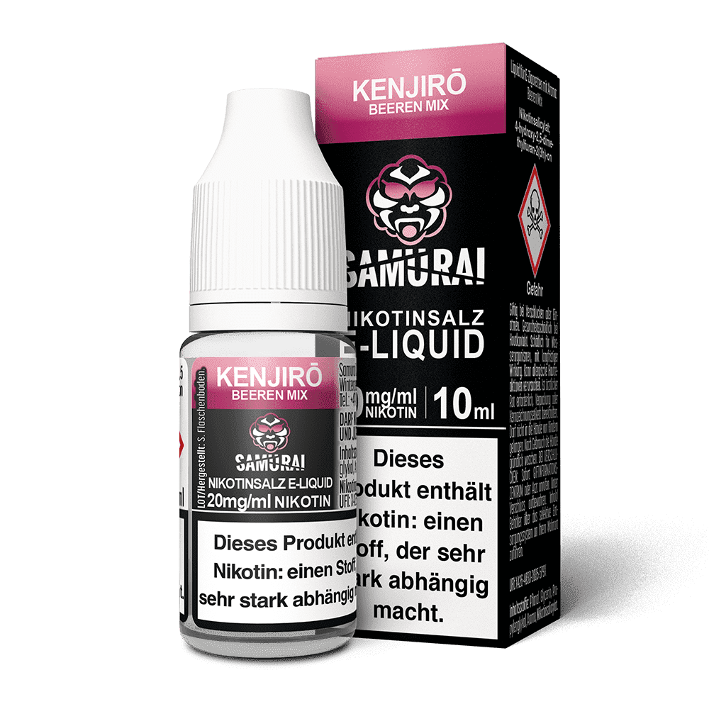 Samurai Nikotinsalz - Kenjirō Beeren Mix - Liquid  10ml