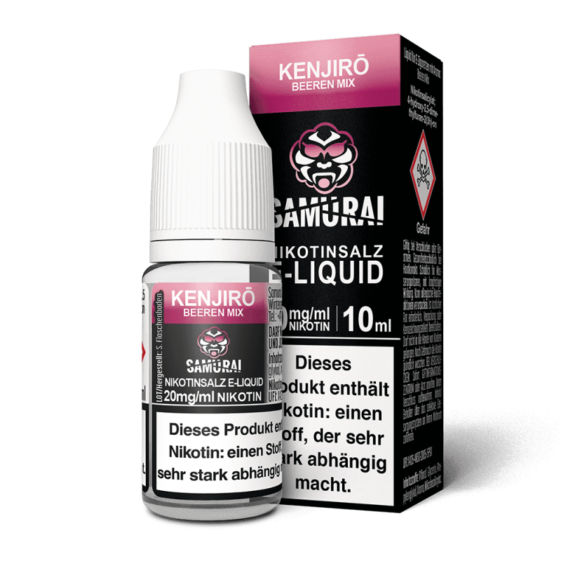 Samurai Nikotinsalz - Kenjirō Beeren Mix - Liquid  10ml
