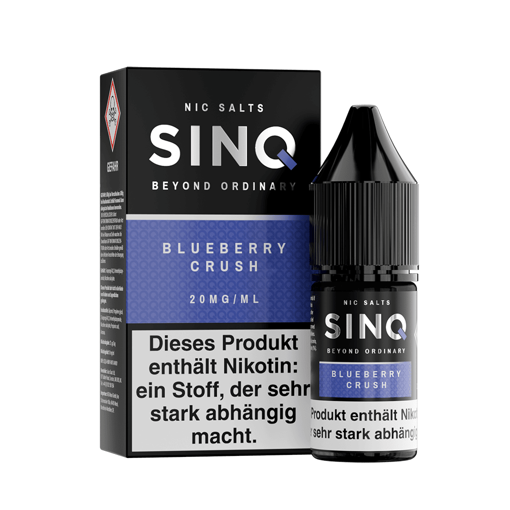 SINQ Nikotinsalz - Blueberry Crush - 10ml Liquid 20mg