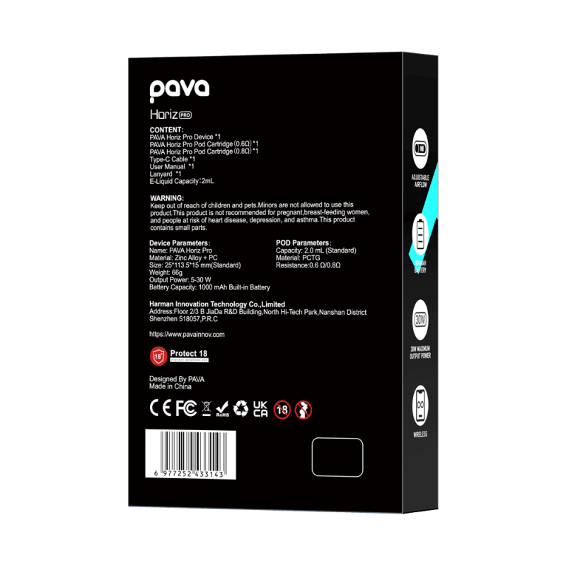 Pava Horiz Pro Kit