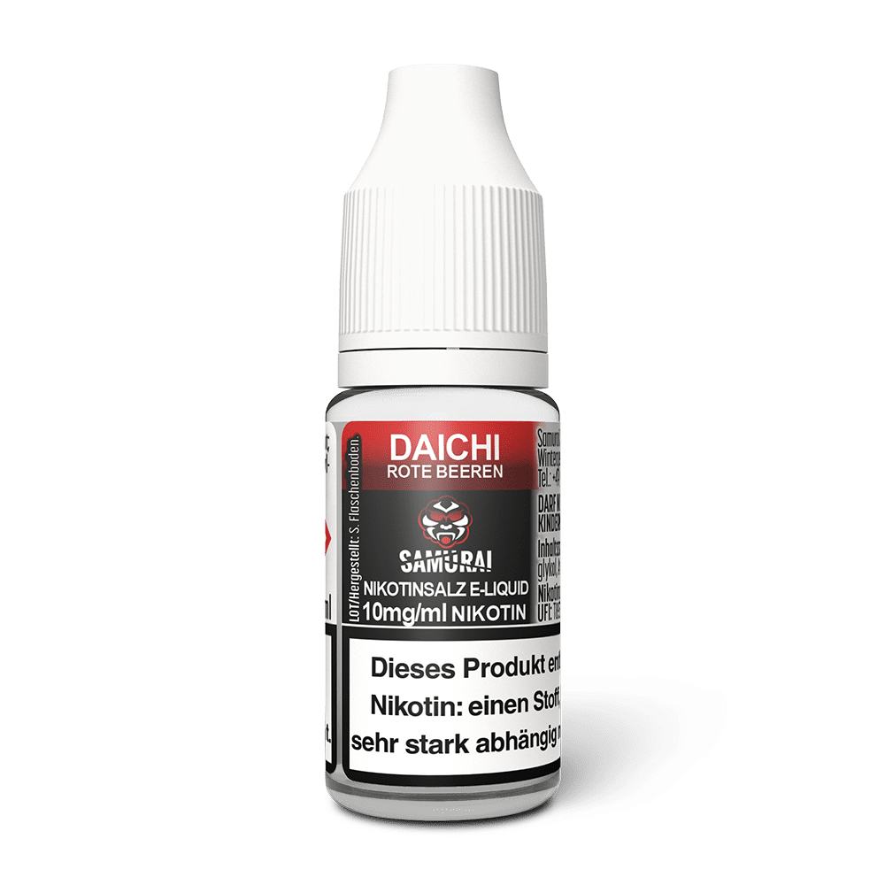 Samurai Nikotinsalz - Daichi Rote Beeren - Liquid 10ml 10mg