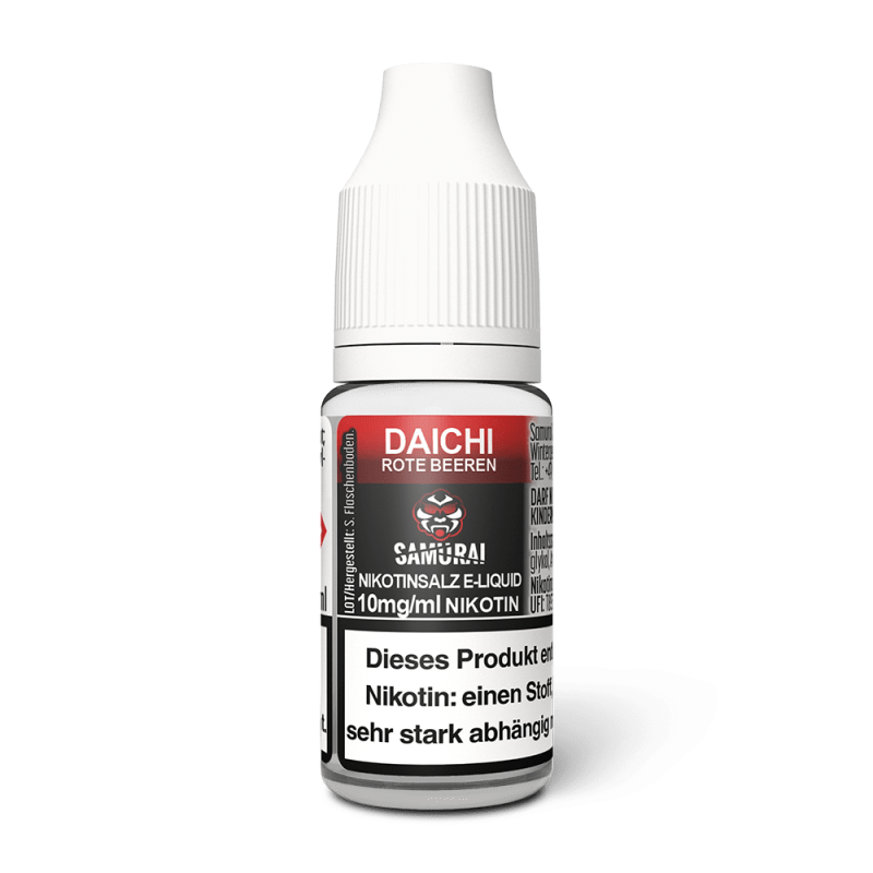 Samurai Nikotinsalz - Daichi Rote Beeren - Liquid 10ml 10mg