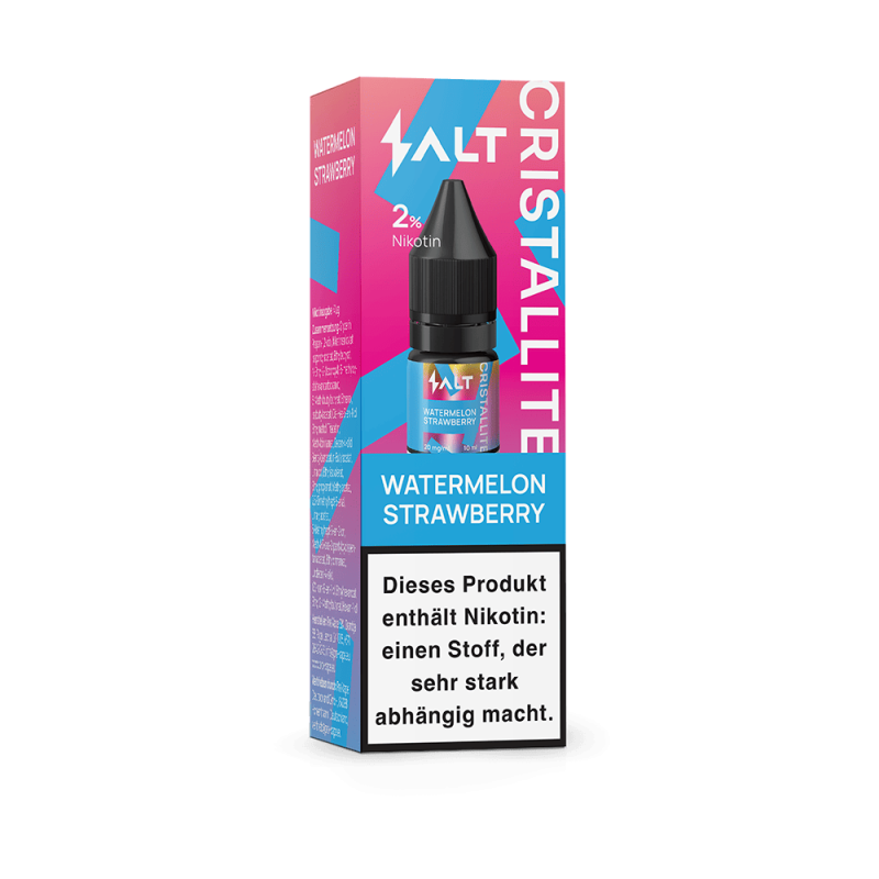 SALT Cristallite Nikotinsalz - Watermelon Strawberry - 10ml Liquid 20mg
