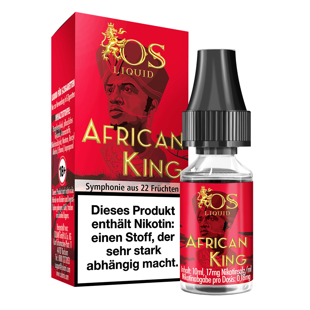 OS Liquid Nikotinsalz - African King - Liquid 17mg 10ml