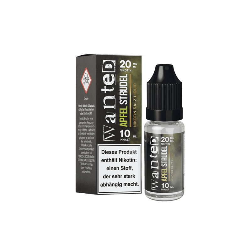 Wanted Nikotinsalz - Apfelstrudel - Overdosed 10ml Liquid 20mg