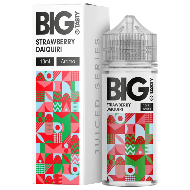 Big Tasty Longfill - Strawberry Daiquiri - 10ml Aroma in 120ml Flasche