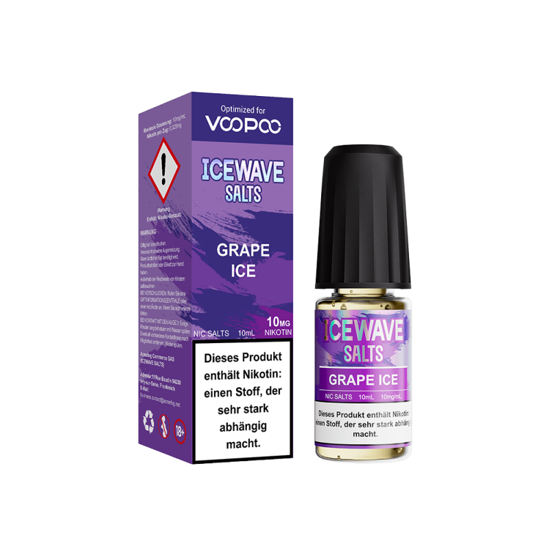 Icewave Nikotinsalz - Grape Ice - 10ml Liquid