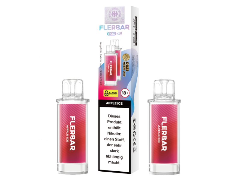 Flerbar Pod (2 Stk.) Apple Ice 20mg