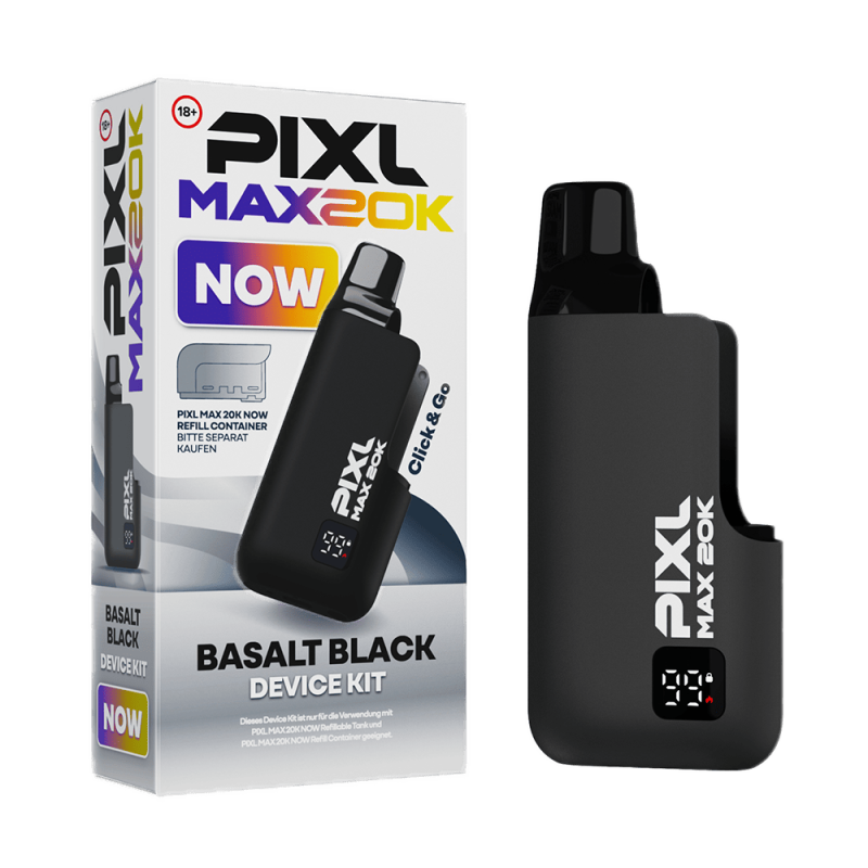 PIXL MAX 20K Basisgerät 850 mAH (Akku + Leerpod) - Basalt Black