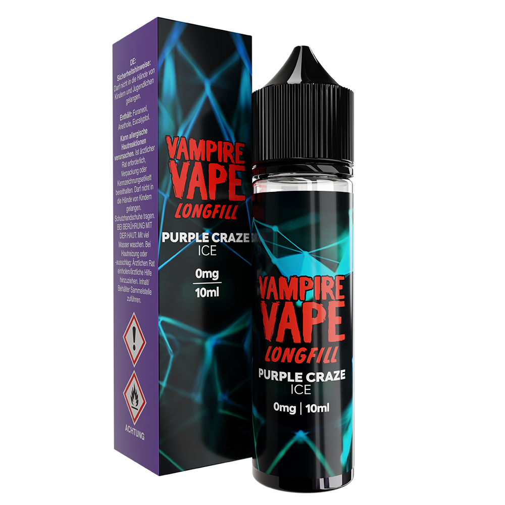 Vampire Vape Longfill - Purple Craze Ice - 10ml Aroma in 60ml Flasche