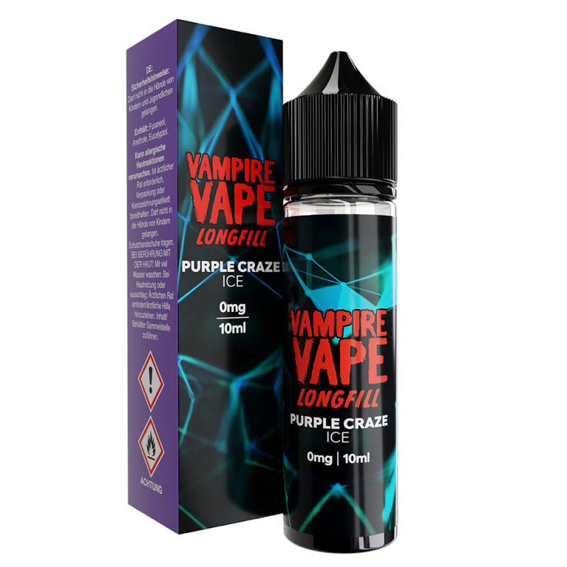Vampire Vape Longfill - Purple Craze Ice - 10ml Aroma in 60ml Flasche