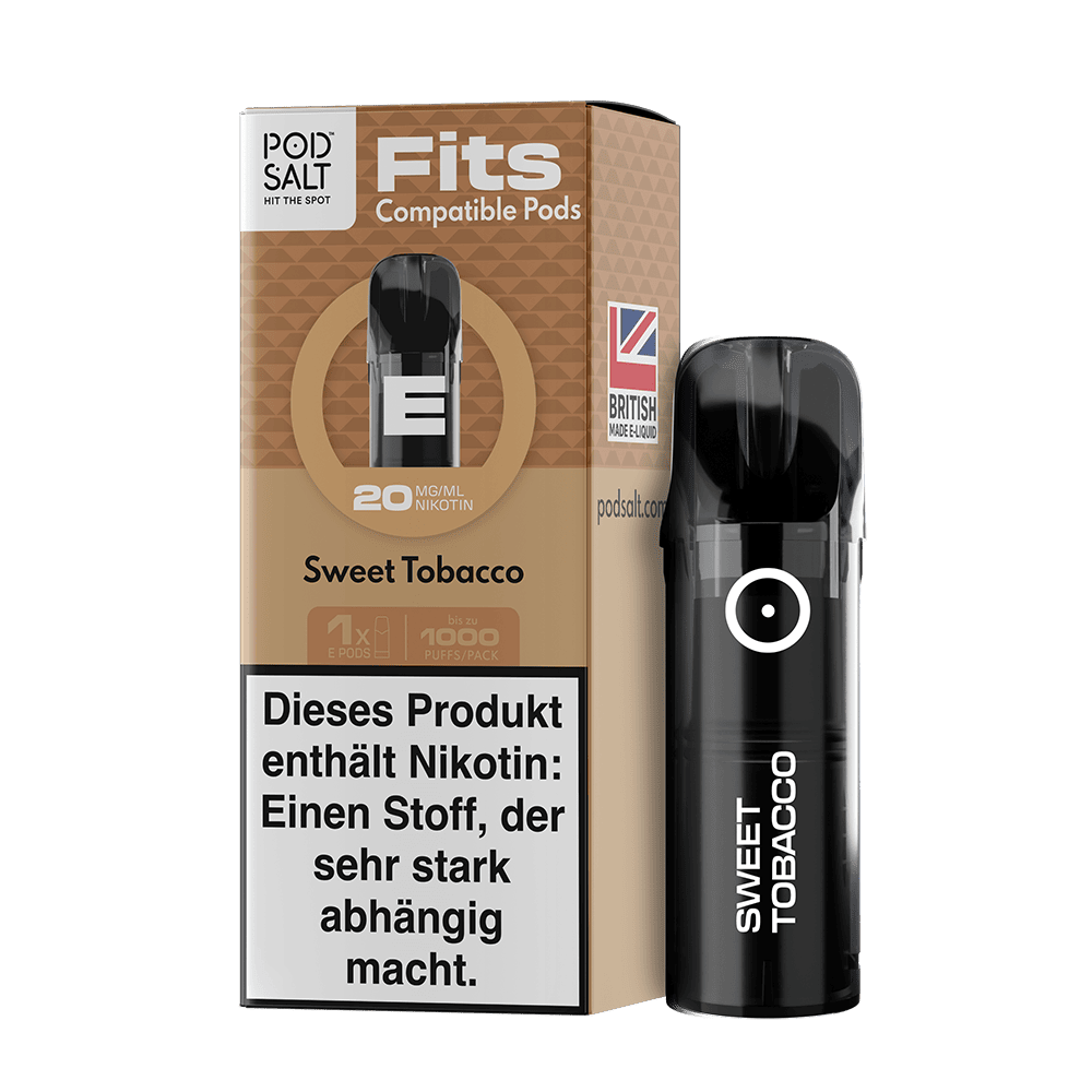 Pod Salt Fits Pods – Sweet Tobacco – 20mg – 2ml (3 Stück)