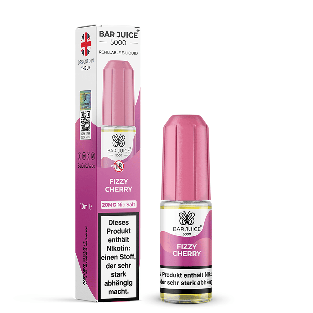 Bar Juice 5000 Nikotinsalz - Fizzy Cherry - Liquid 10ml 20mg