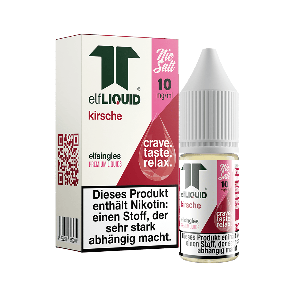 Elf-Liquid Nikotinsalz - Kirsche - 10ml Liquid 10mg