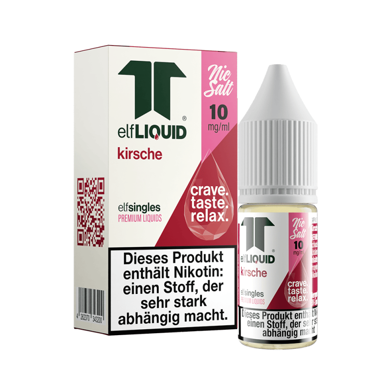 Elf-Liquid Nikotinsalz - Kirsche - 10ml Liquid 10mg