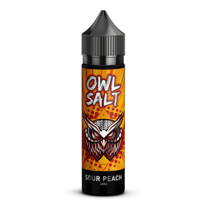 OWL Salt Aroma Longfill - Sour Peach - 10ml in 60ml Flasche