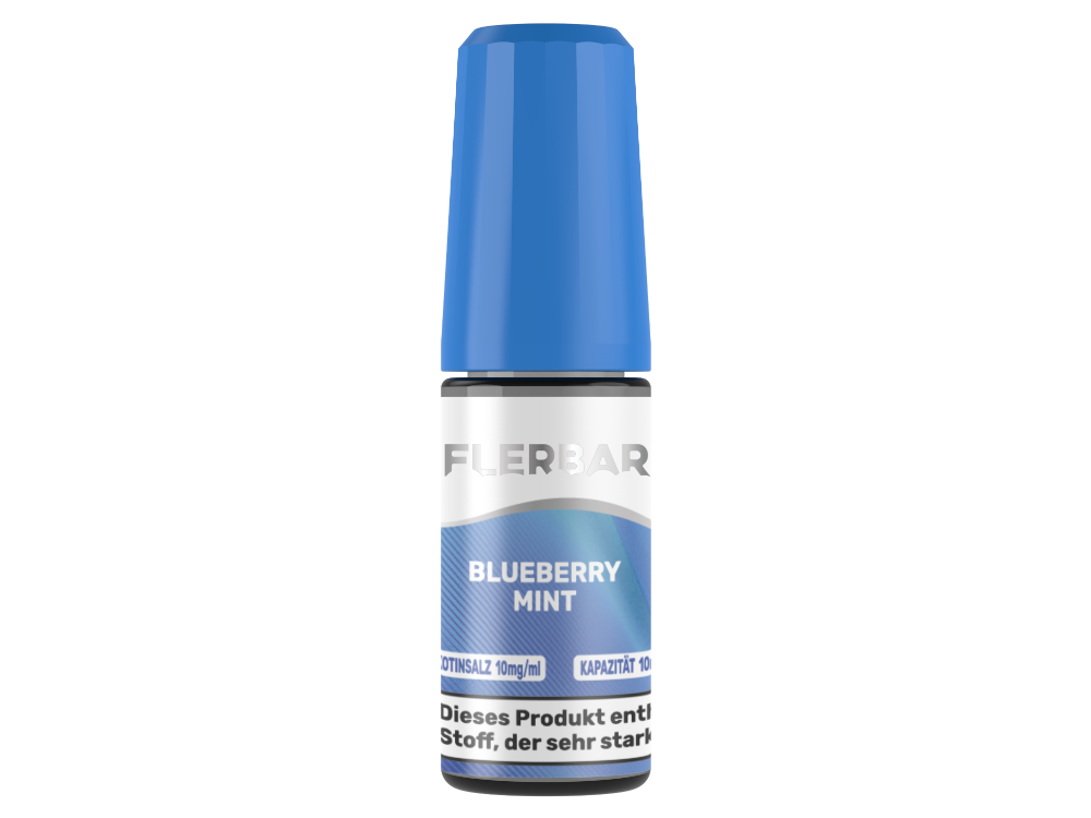 Flerbar Nikotinsalz Liquid 10ml Blueberry Mint 10mg