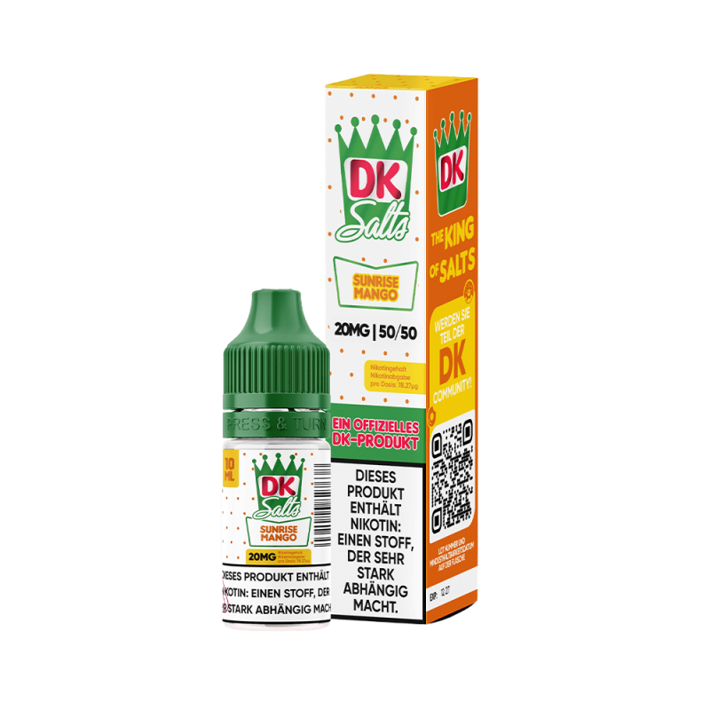DK Salts Nikotinsalz - Sunrise Mango - Liquid 10ml