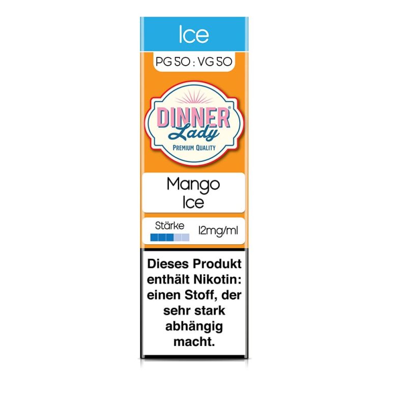 Dinner Lady Liquid - Mango Ice - 50/50 10ml 12mg