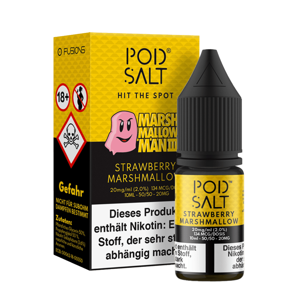 Pod Salt Fusion - Marshmallow Man III - 10ml Liquid Nikotinsalz 20mg