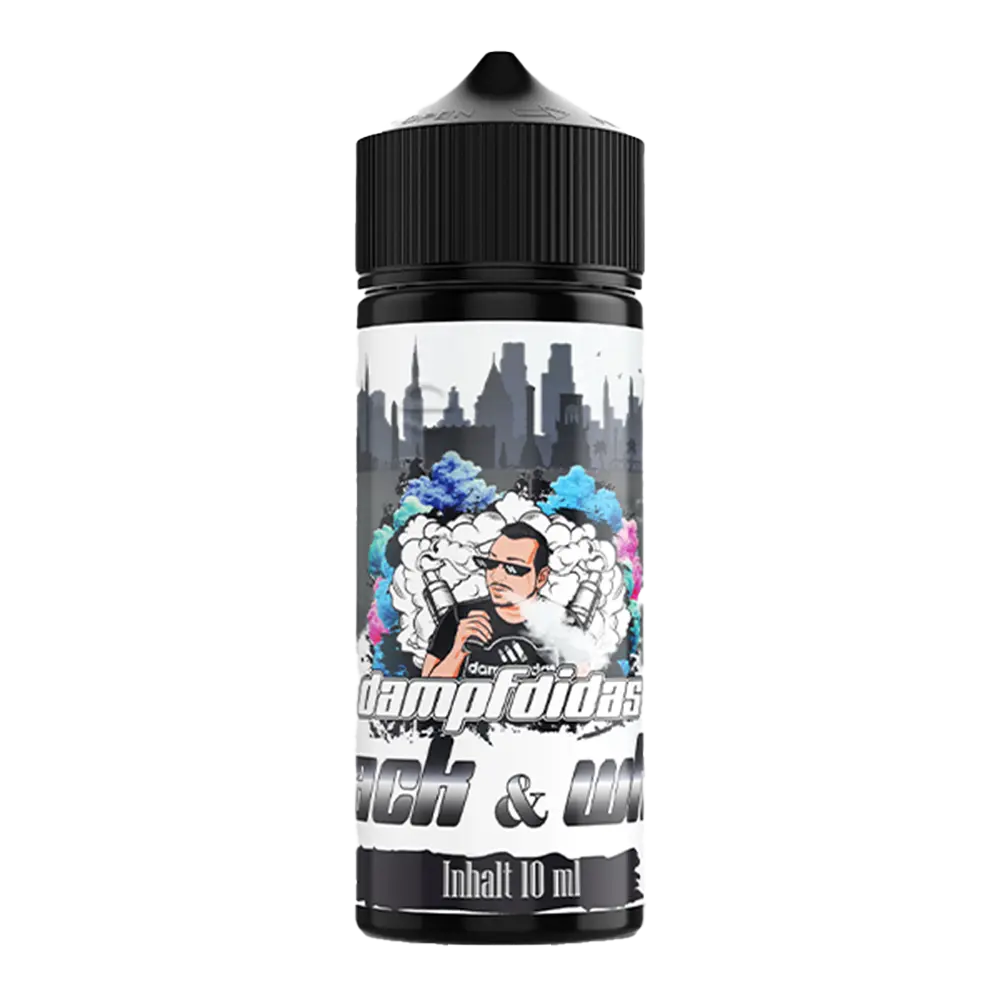Dampfdidas Longfill - Black & White - 10ml Aroma in 120ml Flasche