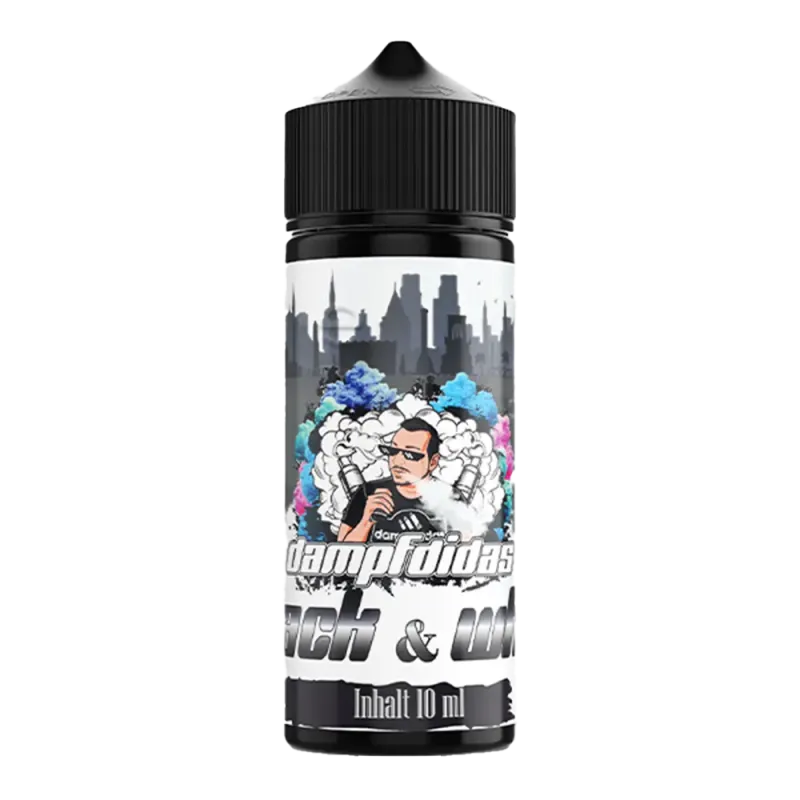 Dampfdidas Longfill - Black & White - 10ml Aroma in 120ml Flasche