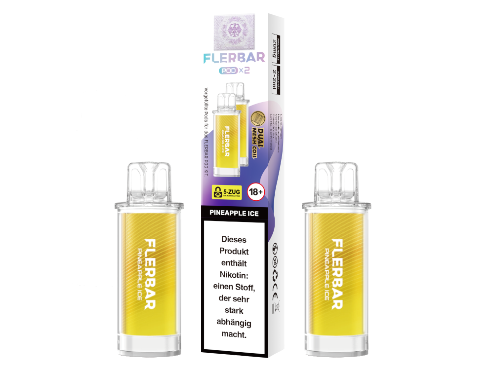 Flerbar Pod (2 Stk.) Pineapple Ice 20mg