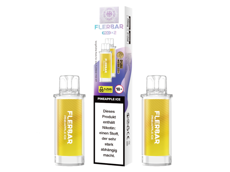Flerbar Pod (2 Stk.) Pineapple Ice 20mg