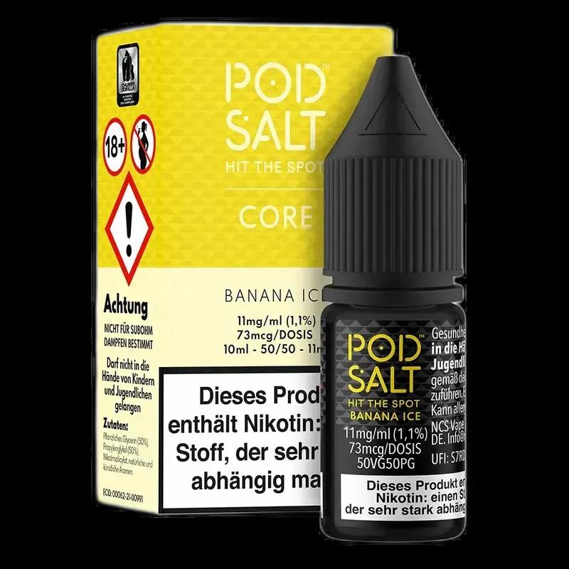 Pod Salt Core Nikotinsalz - Banana Ice - 10ml Liquid 11mg