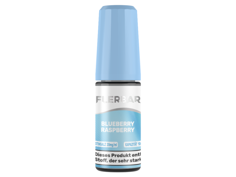Flerbar Nikotinsalz Liquid 10ml Blueberry Raspberry 20mg